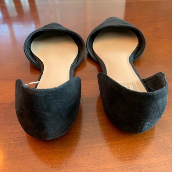 Black Suede Gap Black Flats - Picture 3 of 3